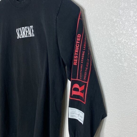 SCARFACE X SHOE PALACE Men’s Black Thick Cotton T Shirt Size L - Picture 3 of 5